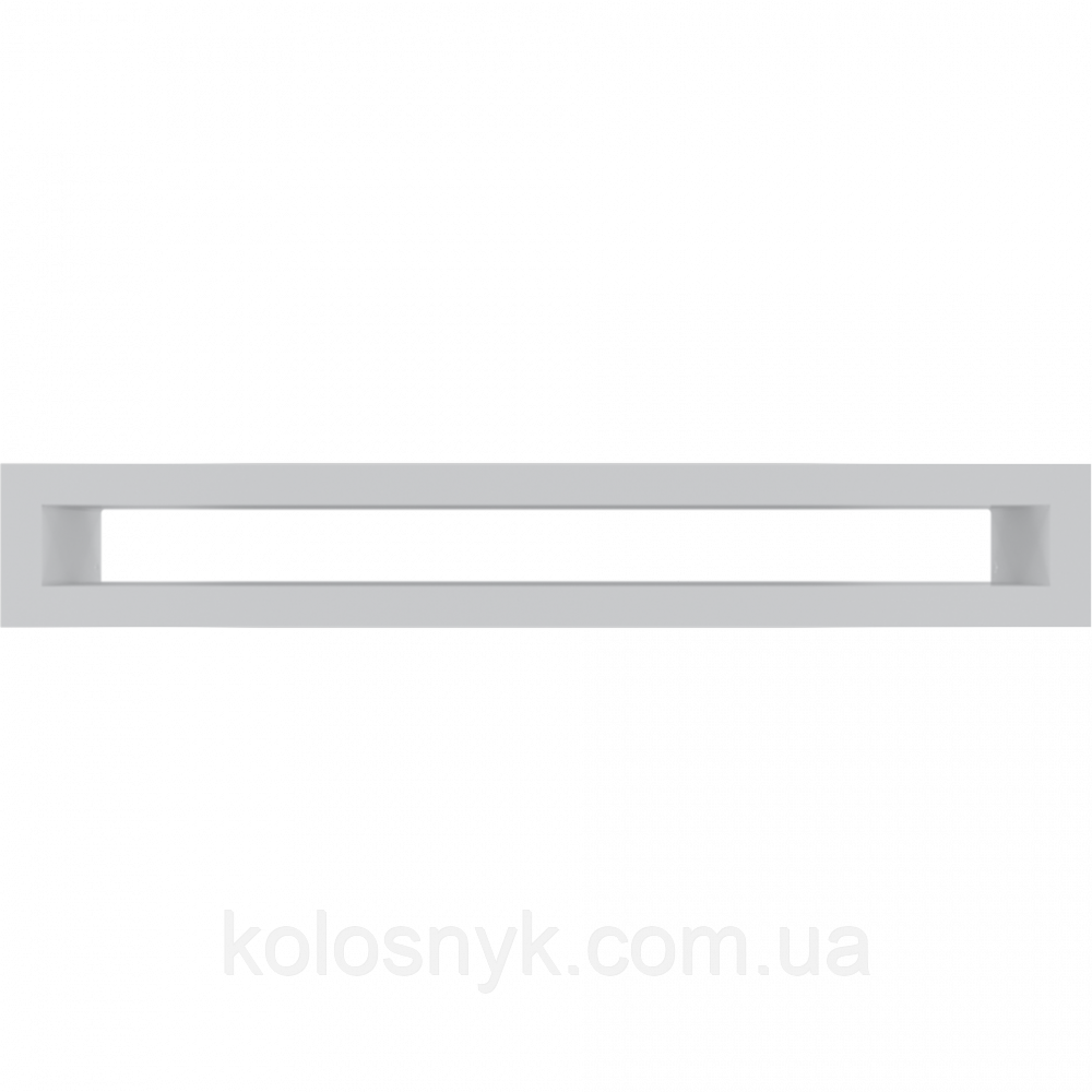 Камінна решітка Решітка TUNEL біла 6x40 Kratki