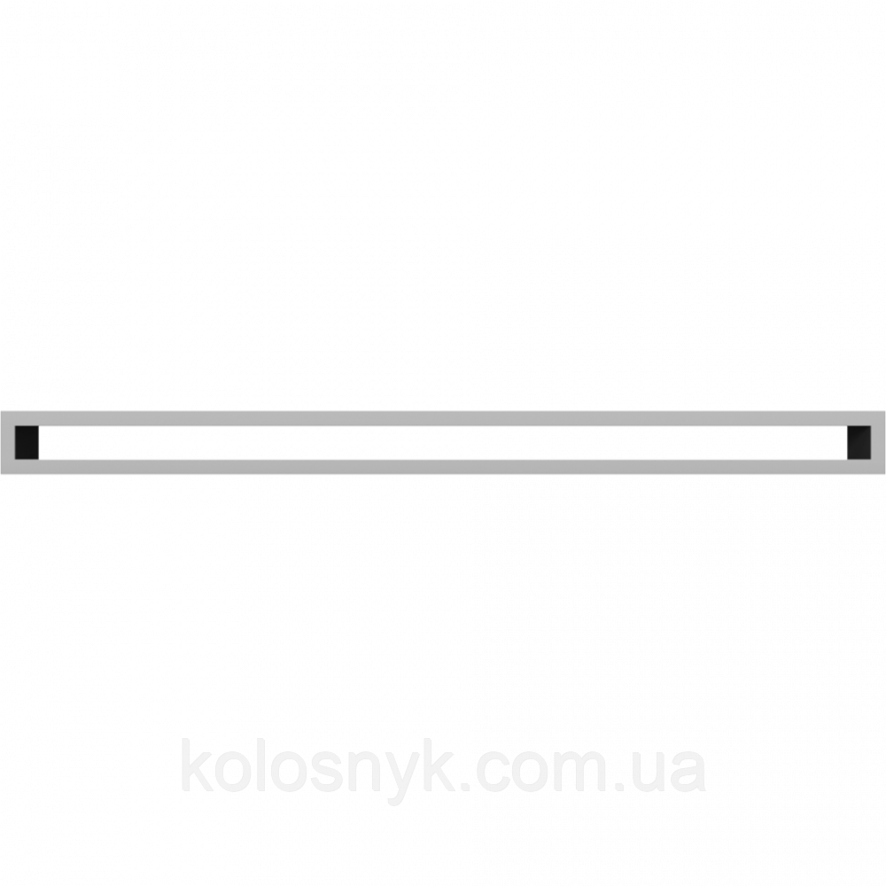 Камінна решітка Решітка TUNEL шліфована 6x100 Kratki
