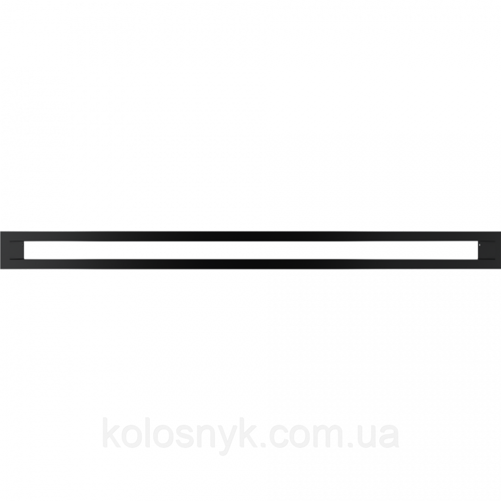 Камінна решітка Решітка TUNEL чорна 6x80 Kratki