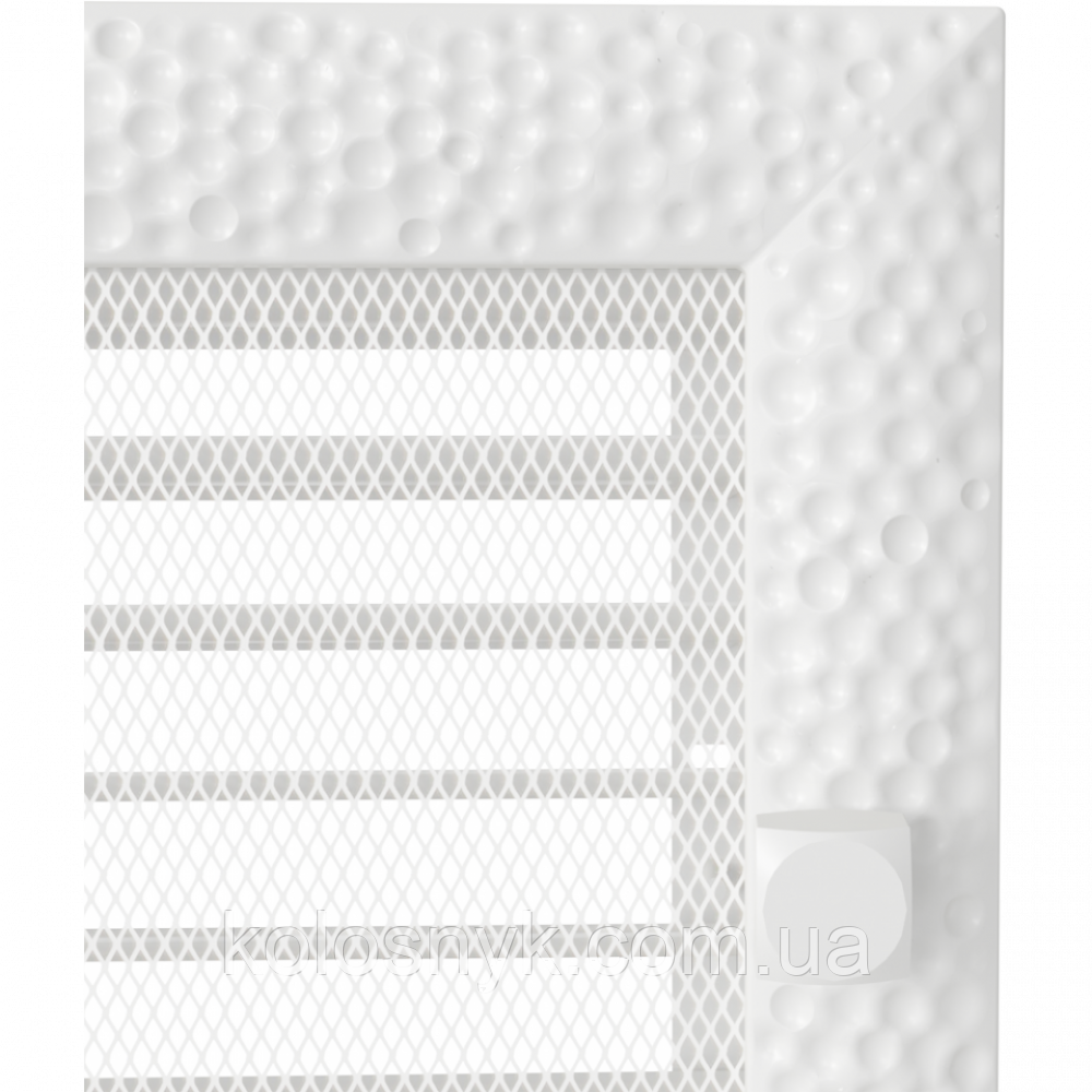 Камінна решітка Решітка Venus біла з жалюзями 17x37 Kratki