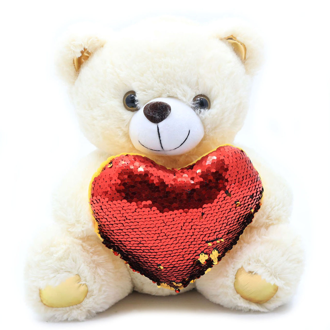 М'яка іграшка Копиця «Ведмедик» з сердечком №14 / 4, 30 см (00705-4), фото 1