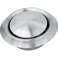 Камінна решітка Анемостат стальний Ø 100 Kratki