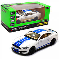 Машинка игровая автопром «Ford Sheldy GT350» 14, свет, звук, белый (68441)