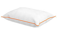 Подушка с наполнителем лебяжий пух Aero Soft 50x70 см гипоаллергенная, классическая для сна Simpler