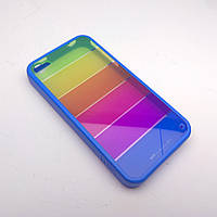 Чехол накладка lims Радуга Rainbow iPhone 4/4S