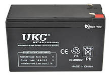 Акумулятор АКУМУЛЯТОР 12V 9A UKC/ 2386 (10 шт/ящ)