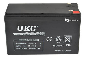 Акумулятор BATTERY 12 V 9 A UKC/ 2386 (10 шт./ясть)