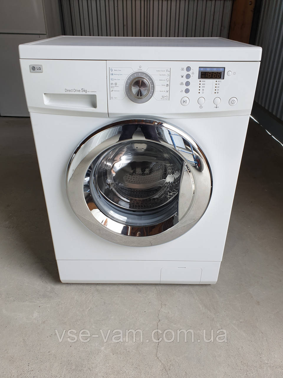 Б.У. ідеал із Німеччини вузька пральна машина LG Inverter Direct Drive 5 KG / WD-10390NDK, фото 1