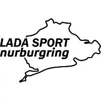 Виниловая наклейка на автомобиль - Lada Sport Nurburgring | Лада Спорт Нюрбургринг