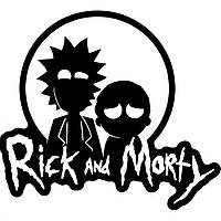 Вінілова наклейка на автомобіль - Рик і Морті