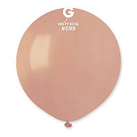 Латексный воздушный шарик 19" пастель 99 туманный розовый 1шт Gemar