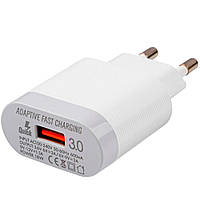 Набір 2 в 1 СЗП With Type-C Cable 110-240V MY-A303Q, 1 x USB, 3.6-12V/18W, Output: DC 3.6-6V/3A 6-9V/2A