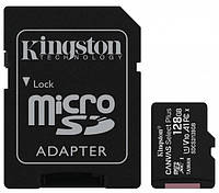 Карта пам'яті microSD 128GB Kingston Canvas Select Plus Class 10 UHS-I U1 V10 A1 + SD-адаптер (SDCS2/128GB)