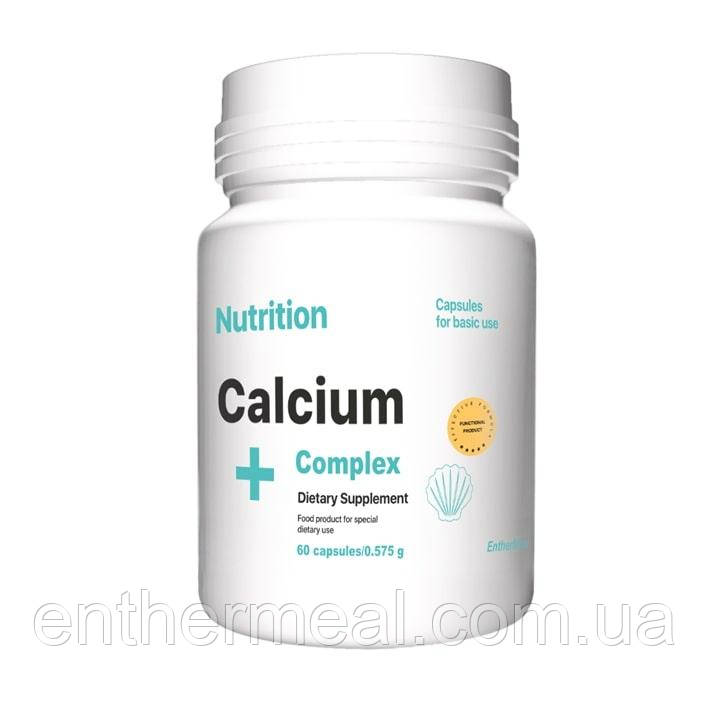 Мінерально-вітамінний комплекс Кальцій+ EntherMeal Calcium+ 60 капсул