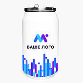 Термобанка Ваше Лого (Your logo) 350 мл, термокружка з нержавіючої сталі