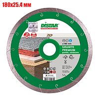 Алмазний відрізний диск Distar Granite Premium 7D 180x25.4 мм