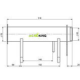 Труба приводної головки на шків великий роторної косарки (Труба шліцевого валу) 8245-036-020-684, фото 6
