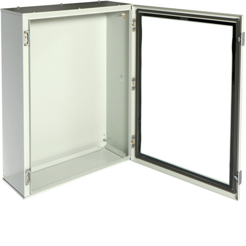 Шафа Hager IP65 800*600*250 мм ORION Plus FL173A металева (прозорі двері)