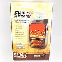 Портативний камін обігрівач +Пульт ДУ! Flame Heater LCD