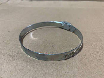 Хомут затяжний оцинкований 60-80мм.