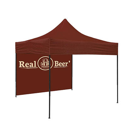 Намет розсувний з друком "Real Beer", фото 1