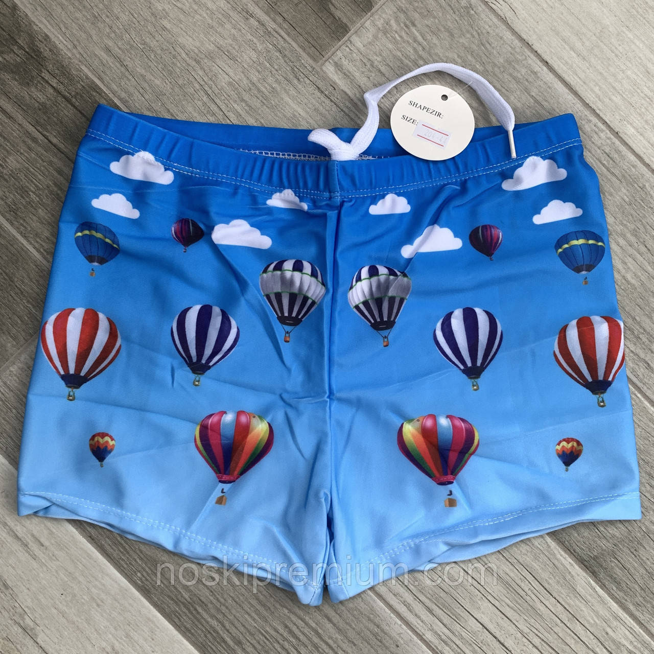 Плавки купальні шорти дитячі на хлопця PAIDI, розмір 36-44, блакитні, 204, фото 1