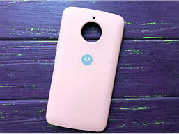 Чохол Silicone Cover для Motorola Moto E4 (XT1765) Пудра