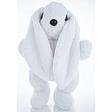 М'яка іграшка Кролик 37 см Аліна Білий, фото 2