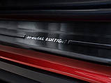 Захисні накладки на пороги "Special Edition" для  Mazda СХ-30 2019+ /чорн.нерж.сталь/, фото 5