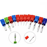 Керамічні фрези-насадки для фрезера, кольорова коробка, фото 2