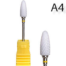 Керамічна насадка-фреза "Кукурузки" для фрезера, кольорова коробка А4 жовта