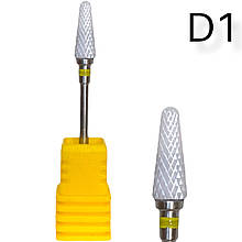 Керамічна насадка-фреза для фрезера, кольорова коробка D1 жовта