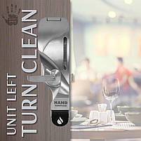 Дверна накладка-диспенсер TURNCLEAN® ліва з дозатором антисептика (TCE-LEFTSET), фото 2