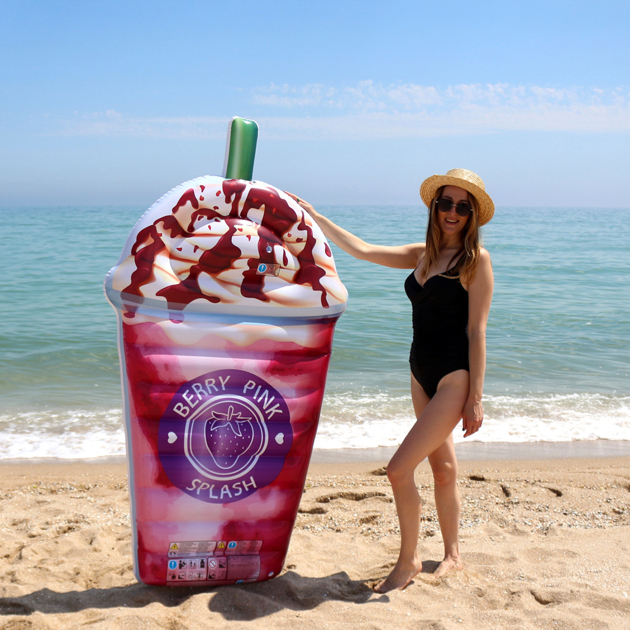 Intex berry pink splash float 2025