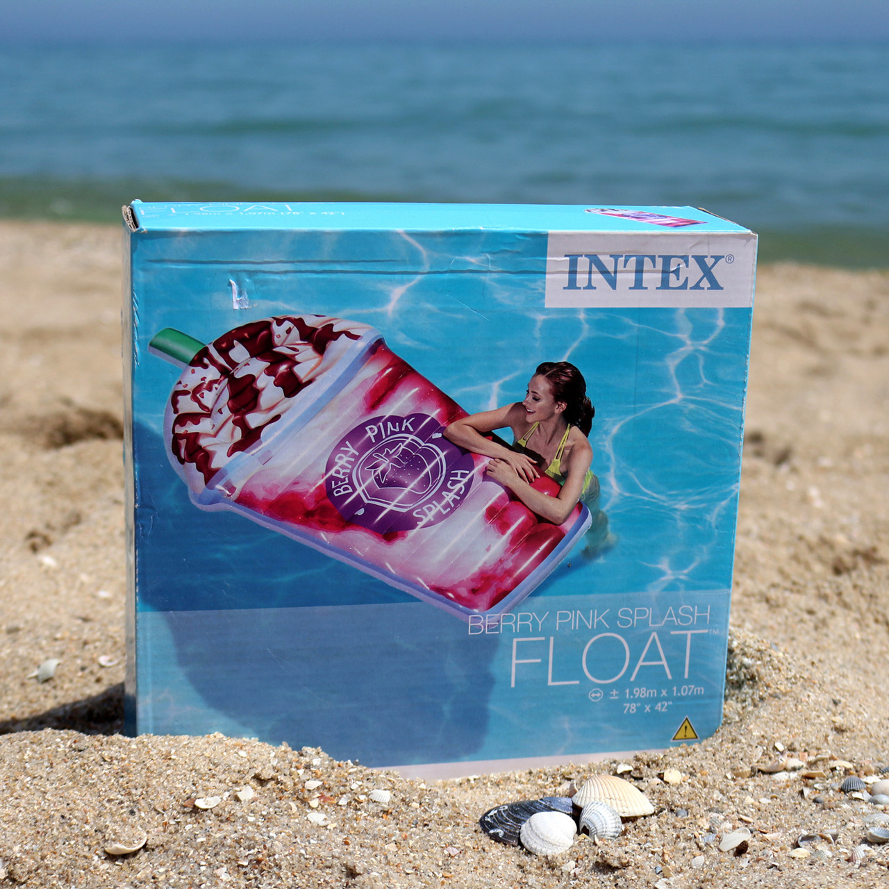 Intex 198 107 . Berry Pink