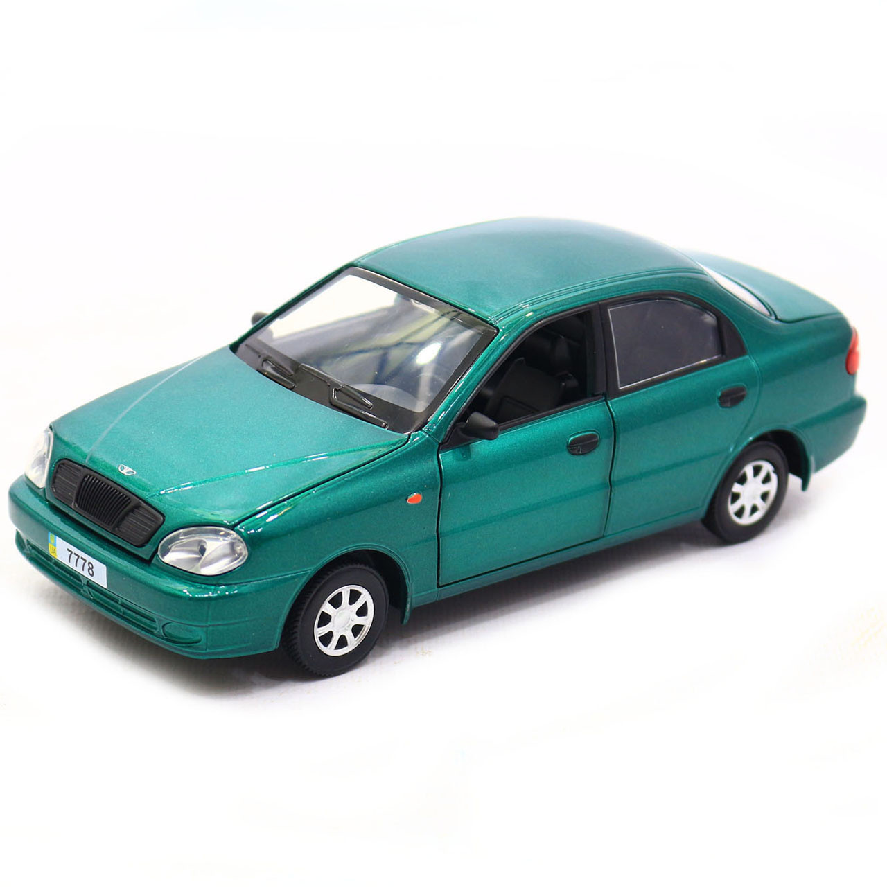 Машинка игровая автопром «Daewoo Lanos» Зелёный (свет, звук) 7778 - фото 4 - id-p1388769397