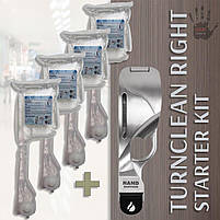 Набор из дверной накладки-диспенсера TURNCLEAN® правой с картриджами (KIT-TCE-RIGHTSET), фото 2