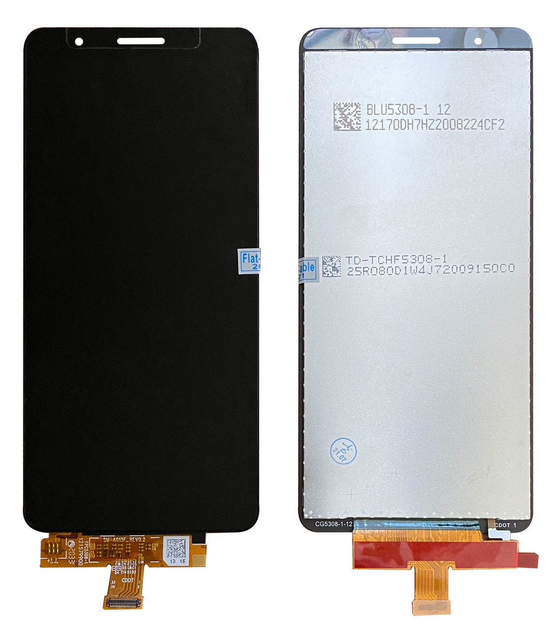 Дисплейний модуль (екран) для Samsung A013 Galaxy А01 Core (2020) Чорний (PRC) (Вузький конектор)