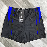 Плавки шорты купальные мужские Modica, 48-56 размер, чёрно-синие, 15001