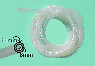 Силіконова трубка прозора 8х11 мм