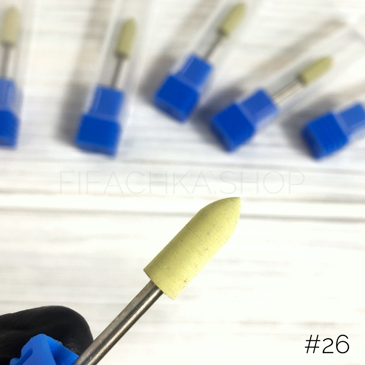 Силиконовая фреза полировщик для ногтей, цилиндр острый №26, цена 45 ...