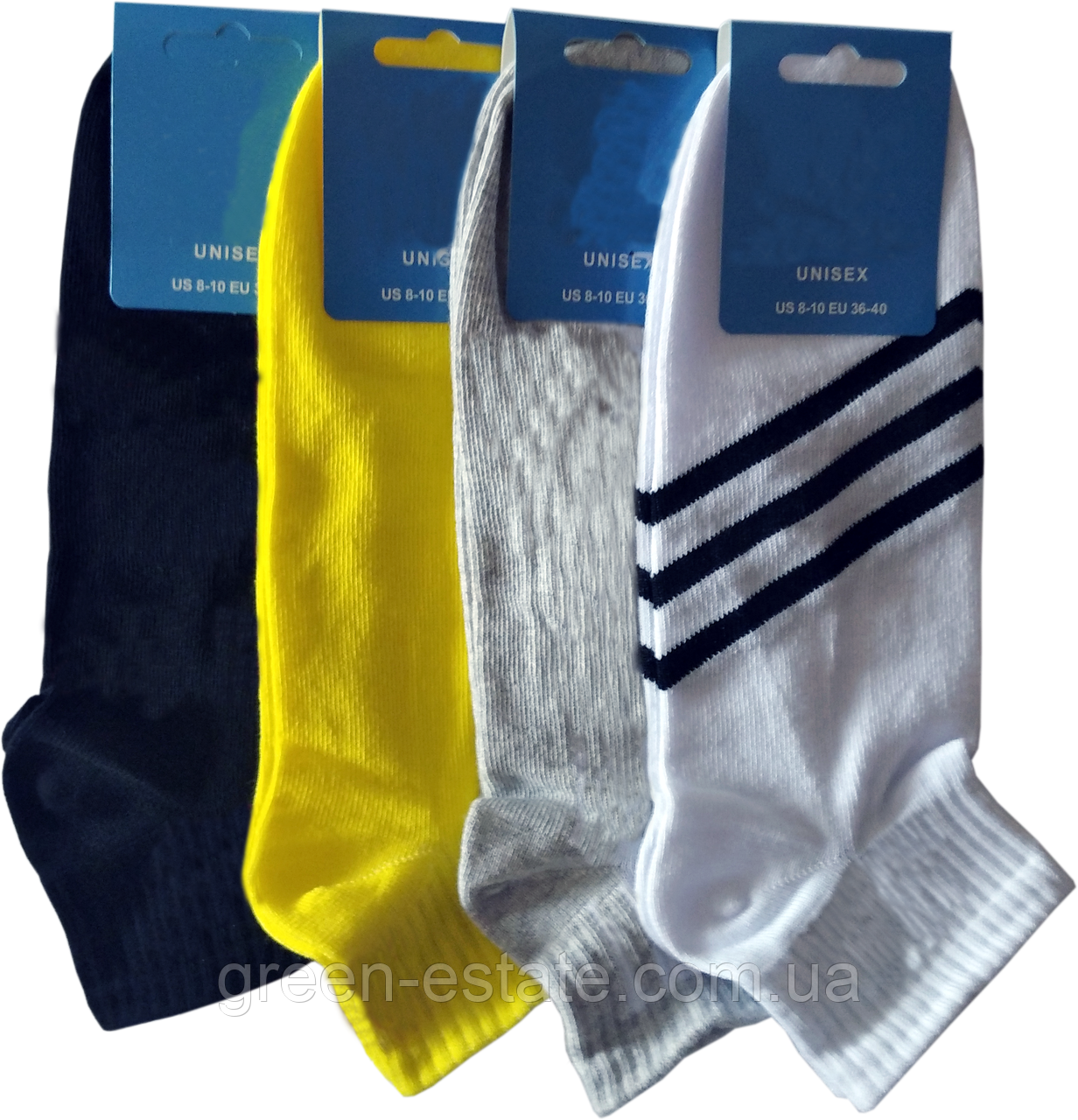 Шкарпетки жіночі Adidas асорті кольорові короткі (36-40)