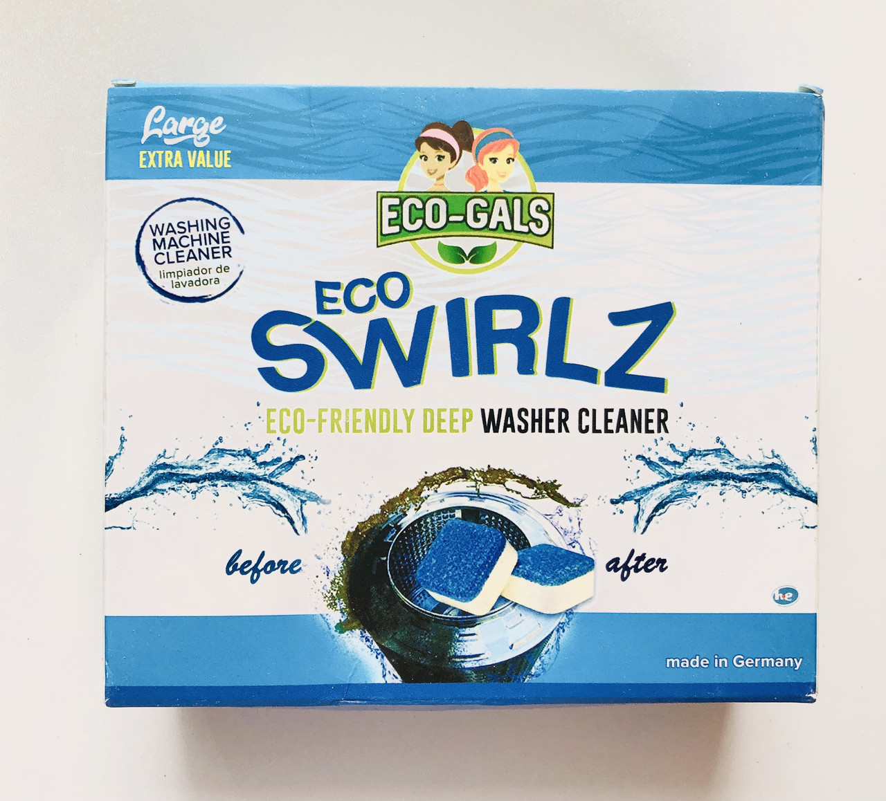 Антибактеріальні ЕКО капсули для пральної машини, Eco Swirlz екологічно чистий засіб