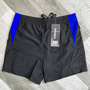 Плавки купальні шорти чоловічі Modica, 48-56 розмір, чорно-сині, 15006