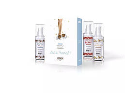 Набір розігрівають масажних масел EXSENS Lets Travel (3х30 мл): кокос, полуниця і ваніль