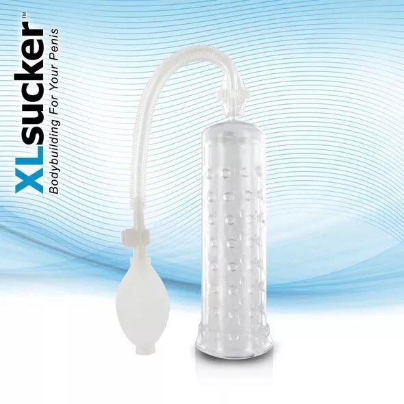 Вакуумна помпа XLsucker Penis Pump Transparant для члена довжиною до 18см, діаметр до 4 см