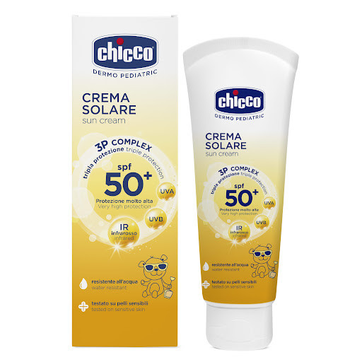 Крем сонцезахисний Chicco Crema Solare SPF50+ 75 мл (8058664080168)