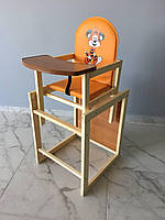 Дитячий стільчик-трансформер для годування ТМ Мася "Тигрик" №2043