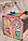 Розвиваюча іграшка Бізікуб Рожевий, 30*30 см на 22 елементів Бізіборд, куб що розвиває малюка, фото 3