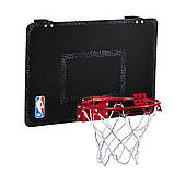 Міні-щит баскетбольний Wilson NBA Forge Team Mini Hoop 45,7х27,9 см з кільцем і сіткою (WTBA3001FRGNB)